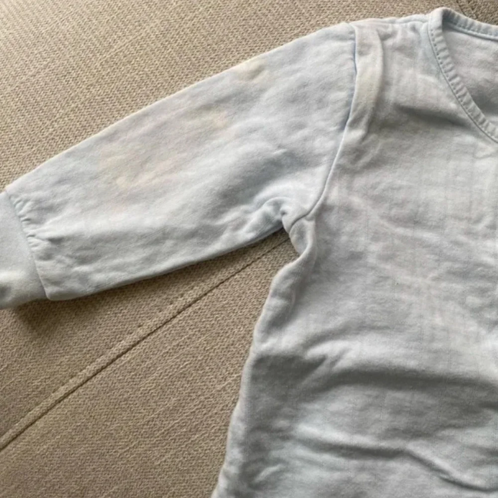Baby Light Blue Cotton Onesie Bodysuit